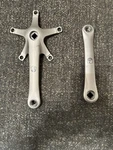 Vintage Campagnolo Set 172.5MM Double 135 Bcd Arm Campy. Fixed Price $55.88.