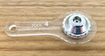 Pedal Cap Removal Tool, # 4 Sr MP-130, MP-131, MP-132, Db Clear Perspex. Fixed Price $5.13.