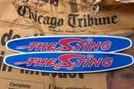 The Sting Schwinn Original Nos Vintage Dri Mark Stickers Bmx Downtube Decals. Fixed Price $99.00.