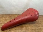 Rare 80S Persons Bmx Track Racer Old School Aero Saddle Bike Seat Red Vintage. Fixed Price $147.00.