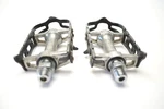Sakae Sr SP-100 Black Cage Road Touring Bicycle Quill Pedals 9/16 X 20 Tpi. Fixed Price $34.00.