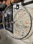 Mavic 520 Pista Track Hub With Monthlery Route Tubular Front Wheel. Fixed Price $72.96.
