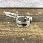 Rocky Mountain 32MM Quick Release Seatpost Clamp Silver Alloy Mtb Bike Part 35G. Fixed Price $17.33.