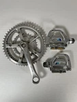 Shimano Deore Ax Dd FC-DE30 Crank PD-DE10 Pedals 170MM Missing Left Arm. Fixed Price $89.10.