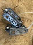 Vintage Lyotard 460D Road Pedals, Steel Body/alloy Cages, 14X1.25MM - Vgc. Fixed Price $45.00.