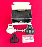 Vintage 90'S Sakae Sampson Sp-comp FXP-100 Clipless Pedals W/ Cleats, New Box. Fixed Price $37.06.