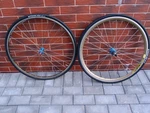 700C Wheel Set Mavic Cxp 30 Reflex Hope Technology Titanium Blue Anodised Ringle. Fixed Price $480.00.