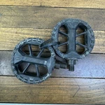 Bmx Pedals Old School Freestyle 1/2 In VP-800 Round Lollipop Plastic Og. Fixed Price $58.49.