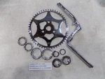 Schwinn Phantom 52 Sprocket As &co Crank Bottom Bracket Set Re-chromed # 034. Fixed Price $189.99.
