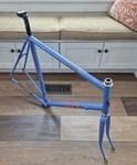 Vintage 1990 Trek Aluminum 1420 Road Frame Fork Seat Post And Headset. Fixed Price $143.10.
