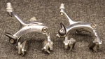 Lightly Used Tektro 420A Dual Pivot Side Pull Brake Caliper Set Recessed Nut. Fixed Price $17.99.